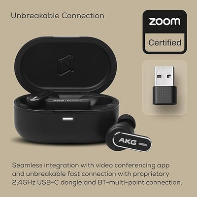 Audífonos inalámbricos AKG N5 Hybrid TWS Black - Achorao