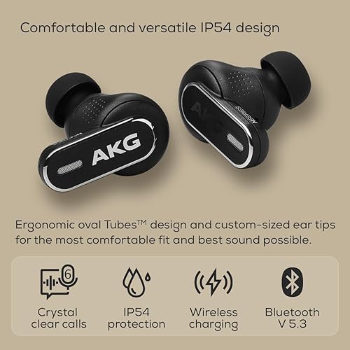 Audífonos inalámbricos AKG N5 Hybrid TWS Black - Achorao