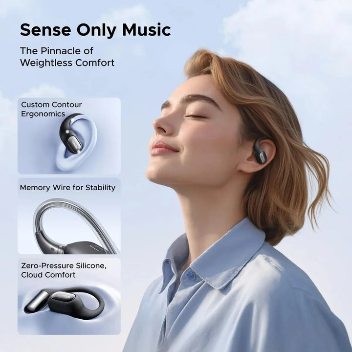 Audífonos inalámbricos UGREEN FitBuds Black WS213