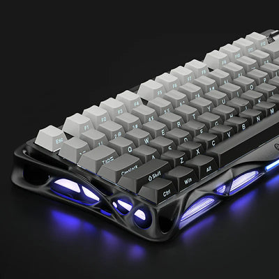 Teclado gamer GravarStar Mercury K1 Inalambrico Ingles Gradient Black - Achorao
