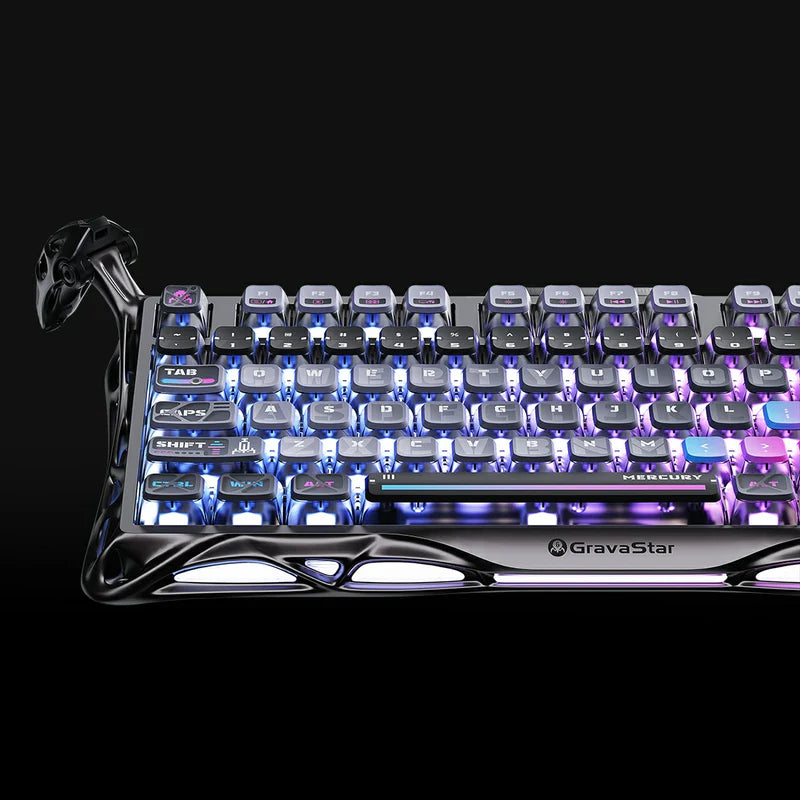 Teclado mecánico gamer Gravastar Mercury K1 Pro, inalámbrico - Achorao