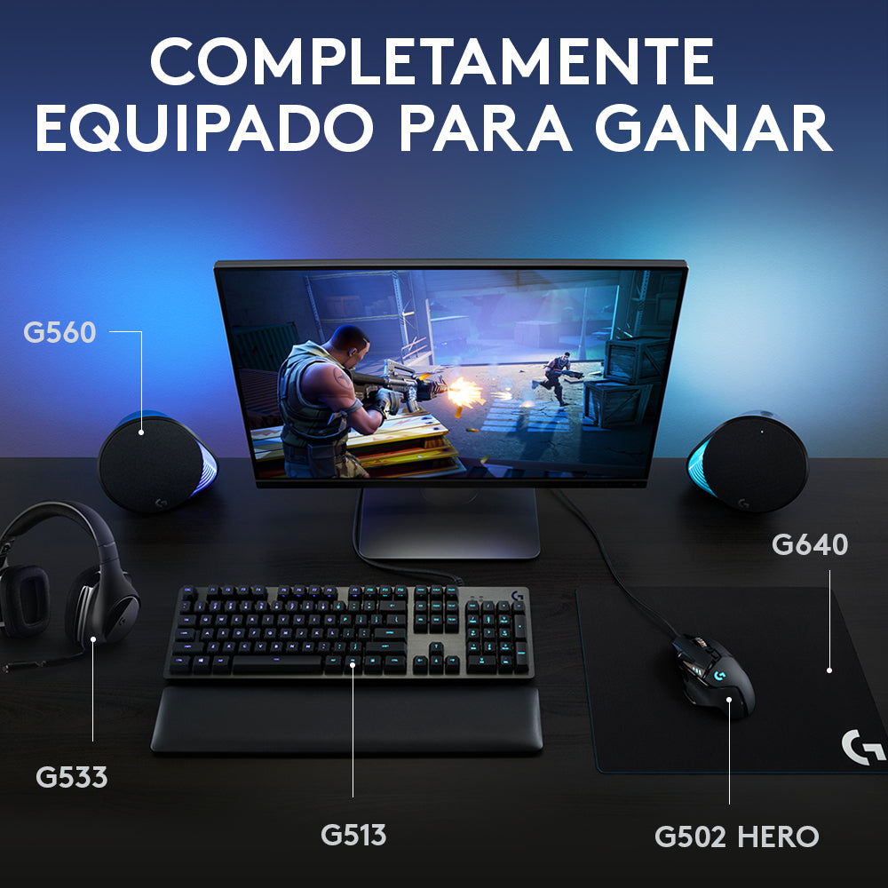 Teclado Gamer Logitech G513 RGB Español Switch Brown - Achorao