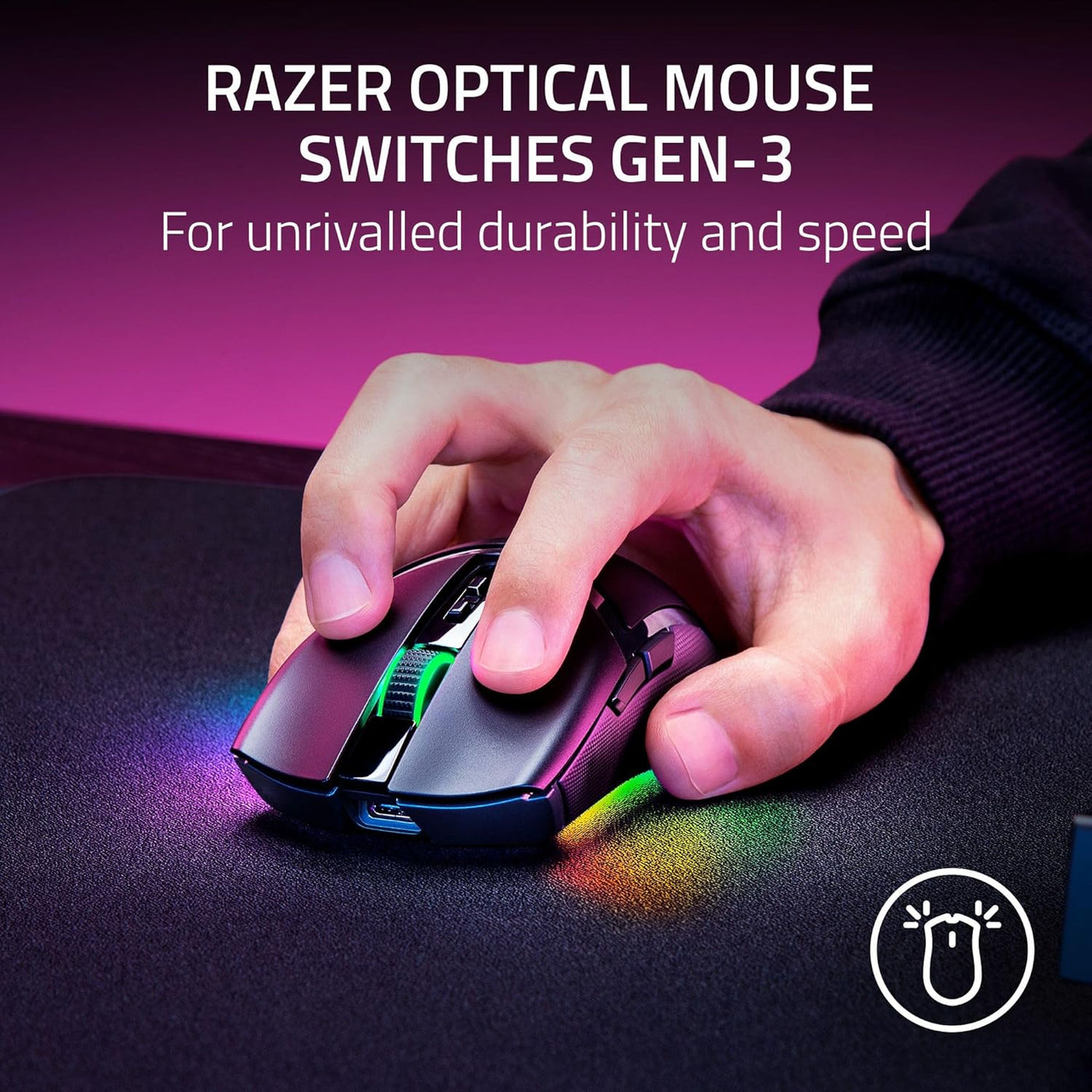 Mouse Razer cobra Pro 30k DPI MULTI-DISPOSITIVO 100H WIRELESS / BT / USB-C