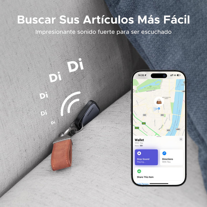 Rastreador inteligente Bluetooth UGREEN Finetrack con soporte para IOS CM829 - Achorao