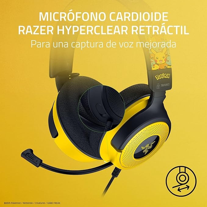 Audifono Razer Kraken V4 X Pokemon Edition - Achorao