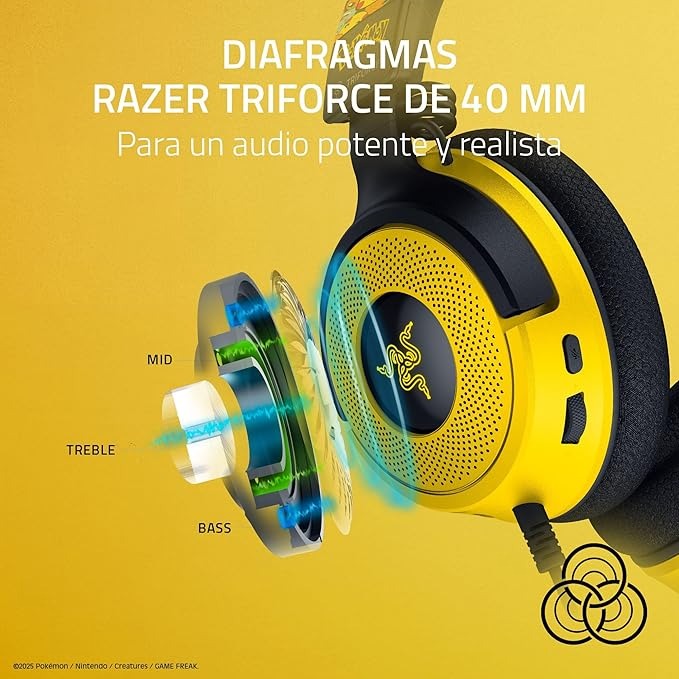Audifono Razer Kraken V4 X Pokemon Edition - Achorao