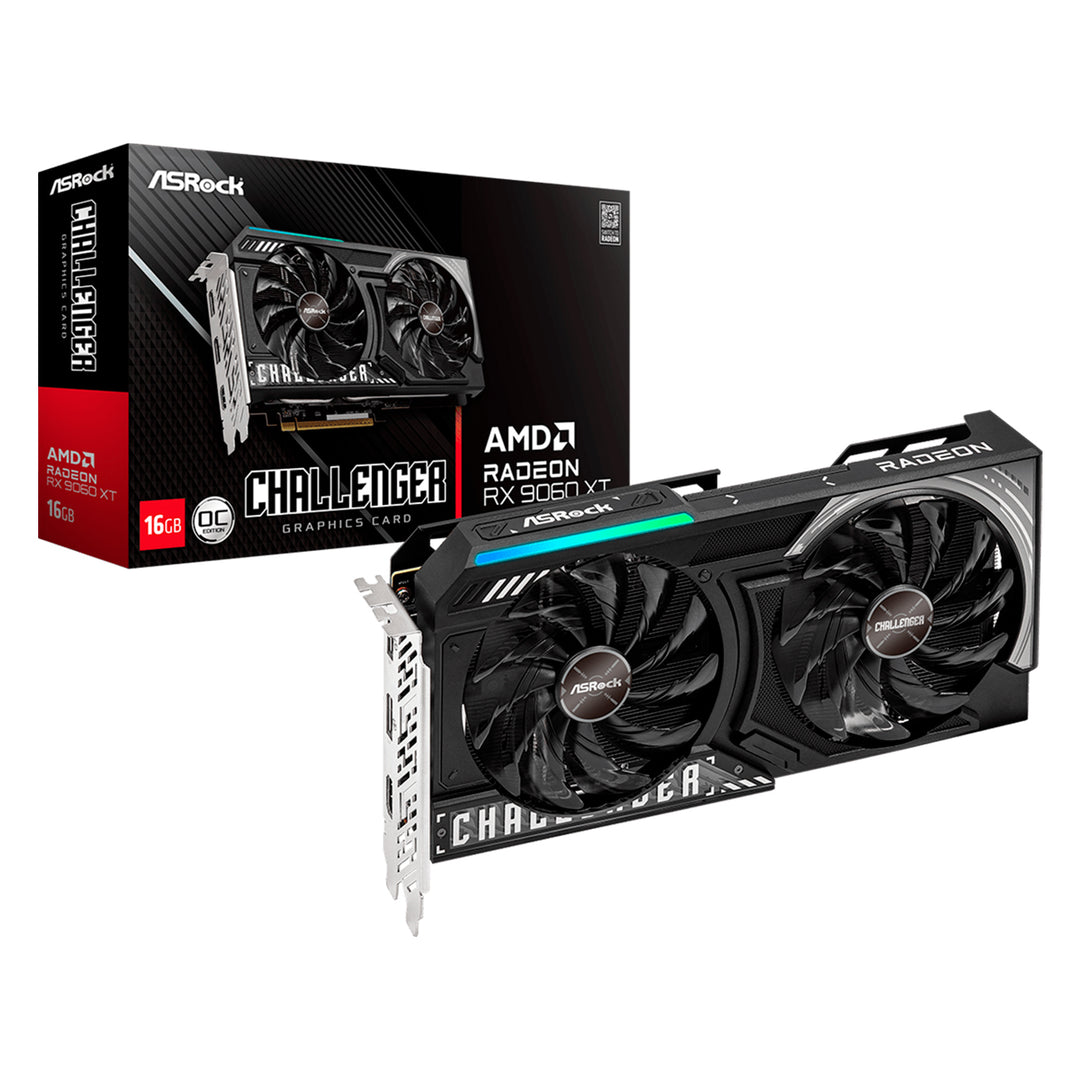 Tarjeta Gráfica ASROCK Challenger AMD RADEON RX 9060 XT 16GB GDDR6 - Achorao