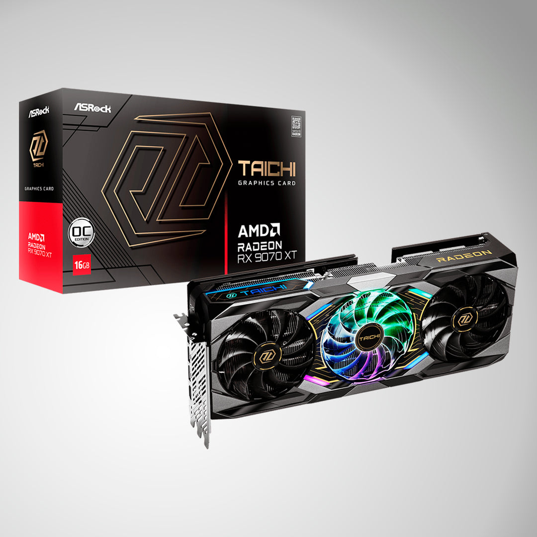 Tarjeta Gráfica ASRock Radeon RX 9070 XT Taichi 16GB GDDR6 - Achorao