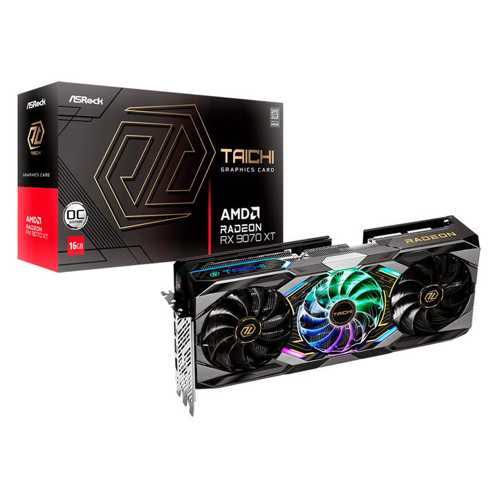 Tarjeta Gráfica ASRock Radeon RX 9070 XT Taichi 16GB GDDR6 - Achorao