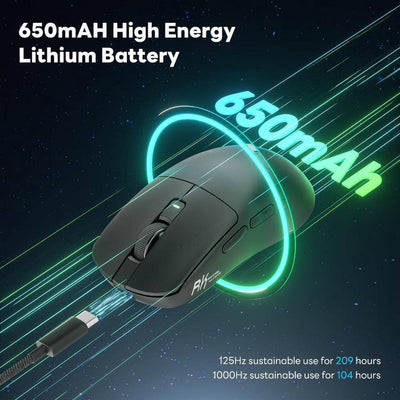 Mouse gamer Royal Kludge M3 Inalámbrico - Achorao