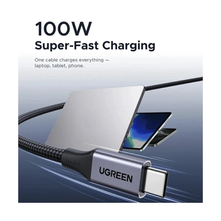 Cable Magnético USB-C a USB-C UGREEN, Carga Rápida PD, Modelo L520