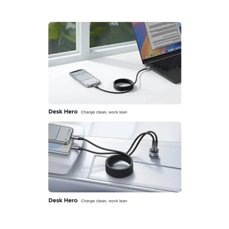 Cable Magnético USB-C a USB-C UGREEN, Carga Rápida PD, Modelo L520