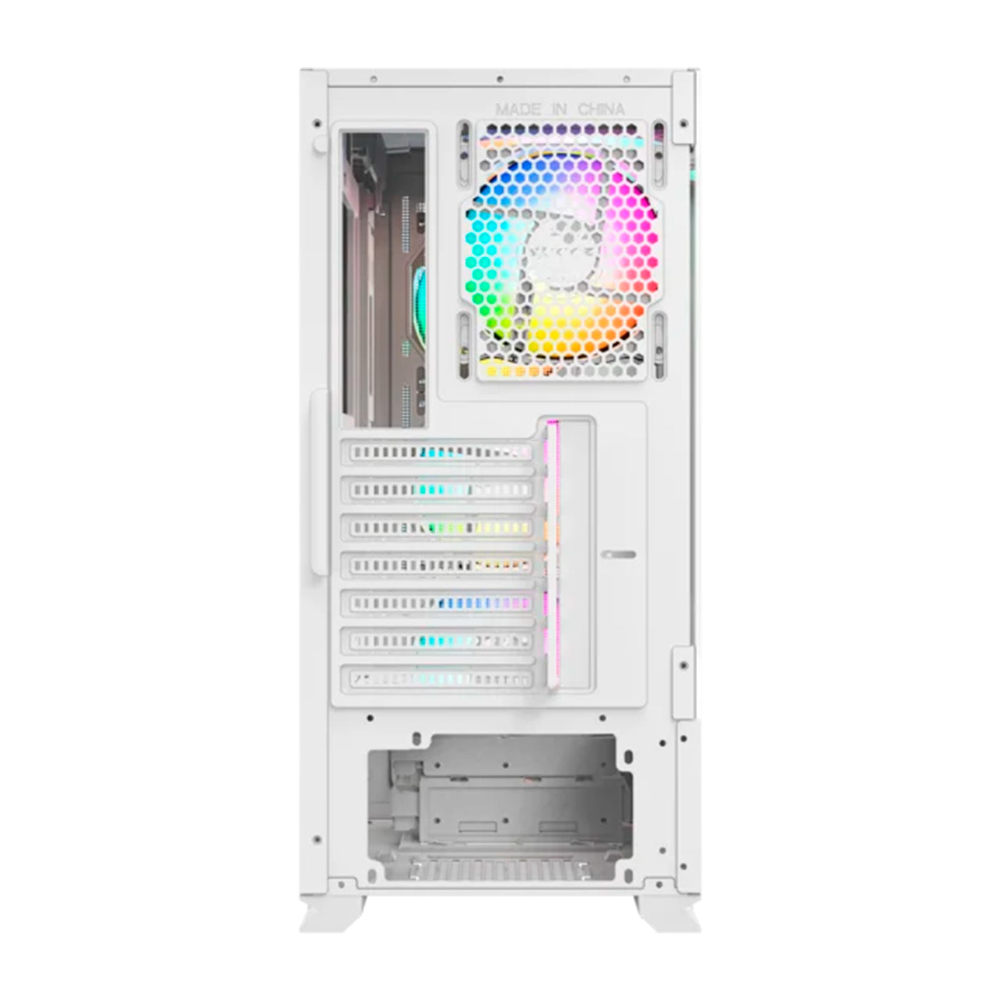 Case gamer XYZ AIRONE 300 X Mesh, 6x 120/140mm A-RGB Fan, 1x USB 3.0, 1x USB Type-C Gen2 - Achorao