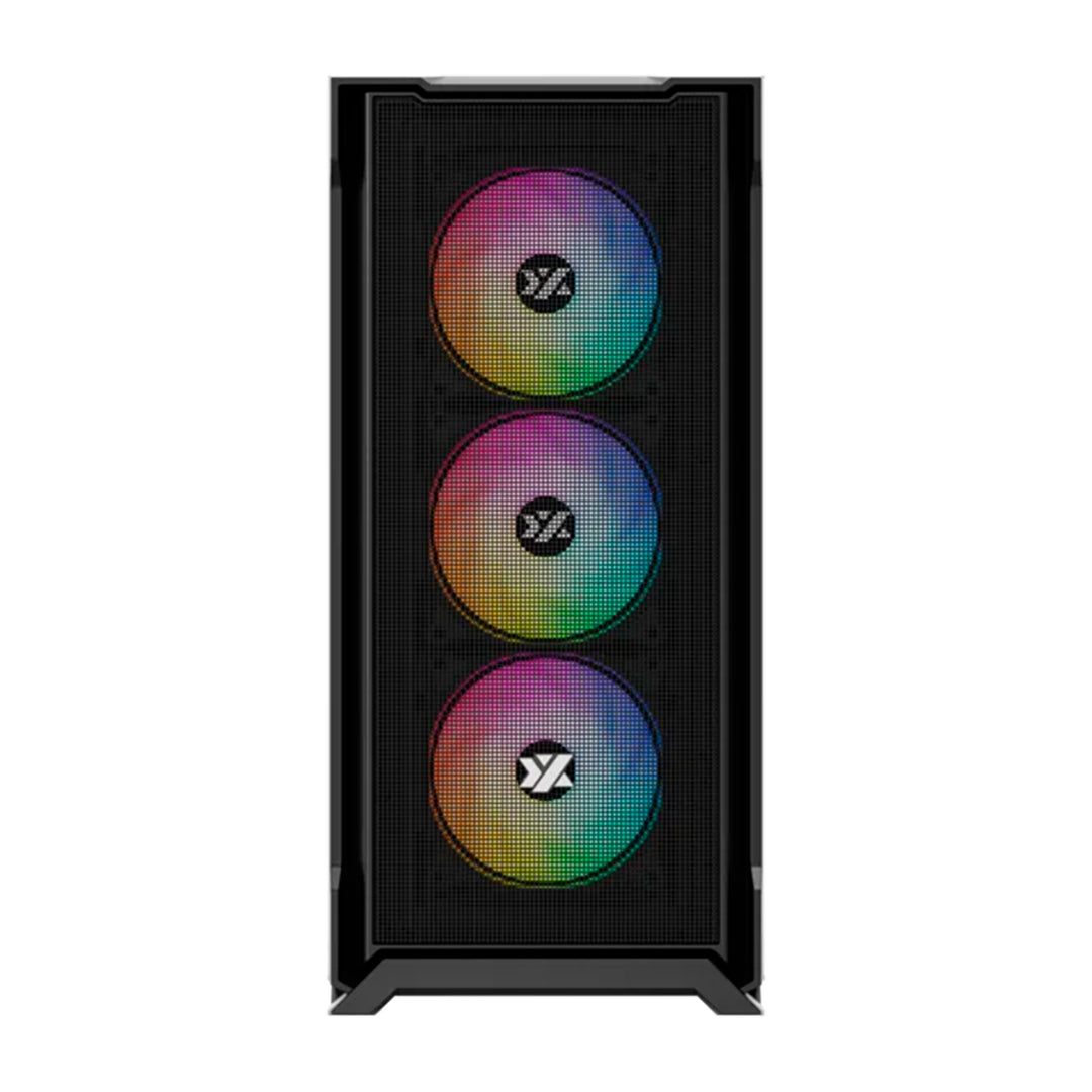 Case gamer XYZ AIRONE 300 X Mesh, 6x 120/140mm A-RGB Fan, 1x USB 3.0, 1x USB Type-C Gen2 - Achorao
