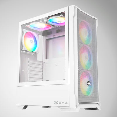 Case gamer XYZ AIRONE 300 X Mesh, 6x 120/140mm A-RGB Fan, 1x USB 3.0, 1x USB Type-C Gen2 - Achorao