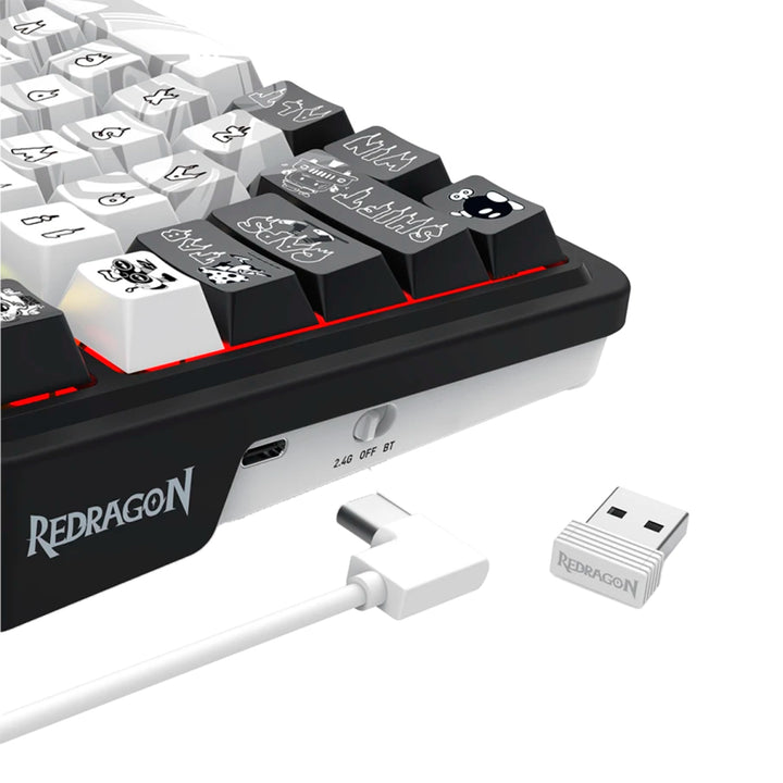 Teclado Gamer Mecánico Redragon Artemis Pro K719GF, Inalámbrico, RGB, Switch Hi-Fi - Achorao