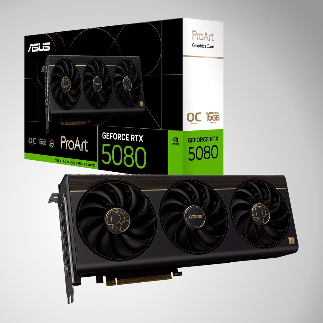 Tarjeta de video Asus PRO ART Nvidia RTX 5080 16Gb, GDDR7