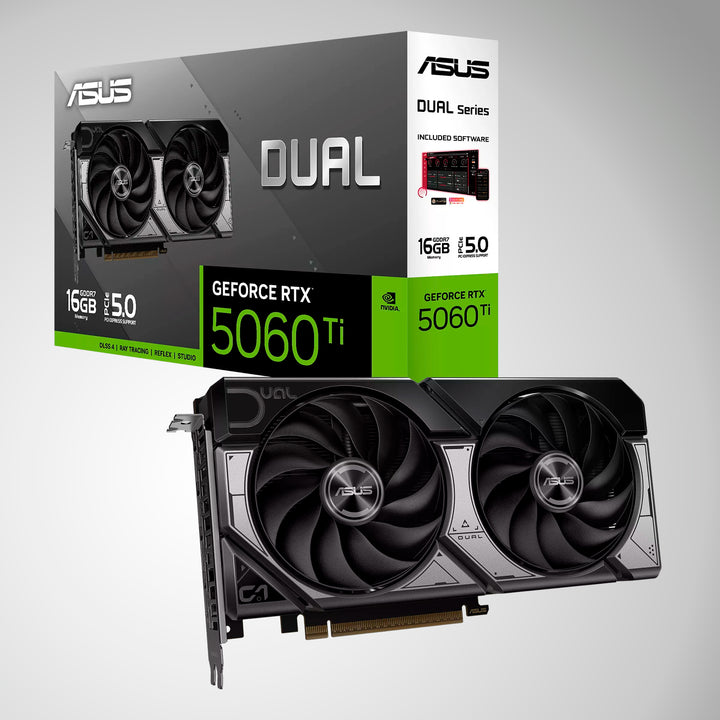 Tarjeta de video ASUS DUAL RTX 5060TI EVO 16GB GDDR7 - Achorao