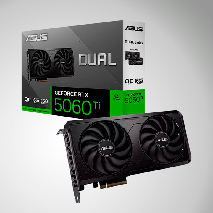 Tarjeta de video ASUS DUAL RTX 5060TI OC 16GB GDDR7