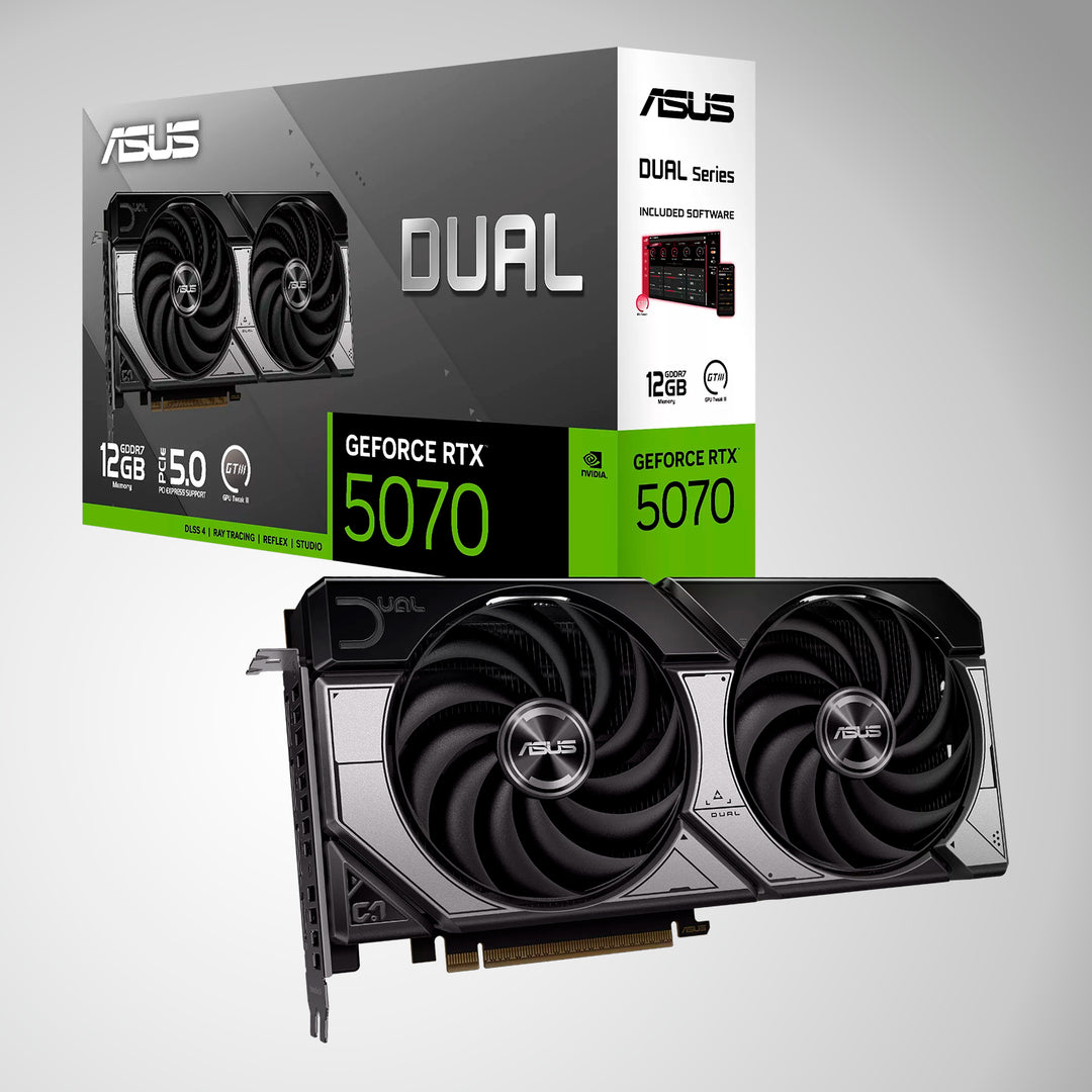Tarjeta de video ASUS DUAL RTX 5070 12GB GDDR7 - Achorao