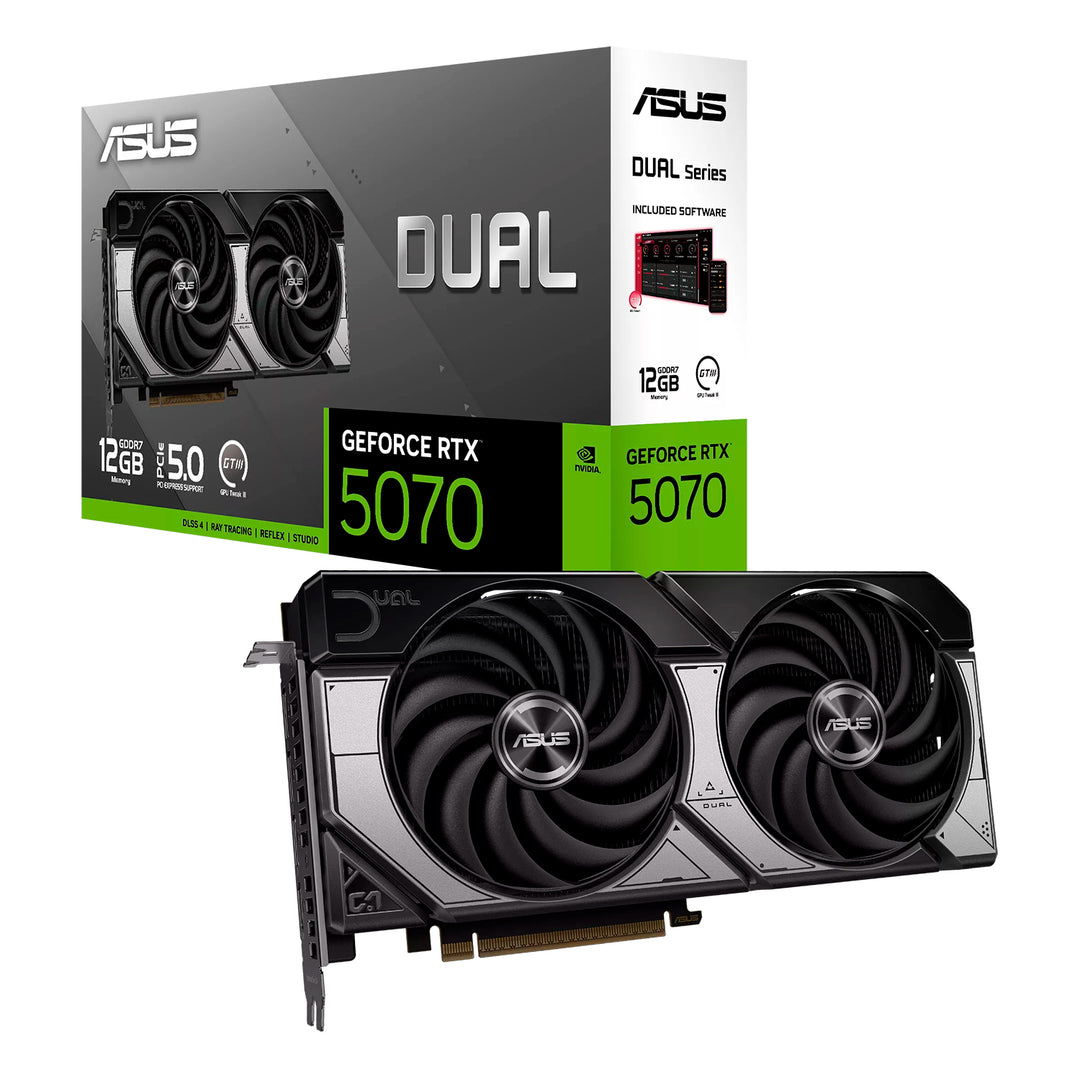 Tarjeta de video ASUS DUAL RTX 5070 12GB GDDR7 - Achorao