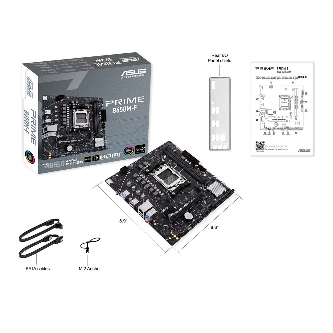 Placa Madre ASUS PRIME B650M-F AM5 DDR5 - Achorao