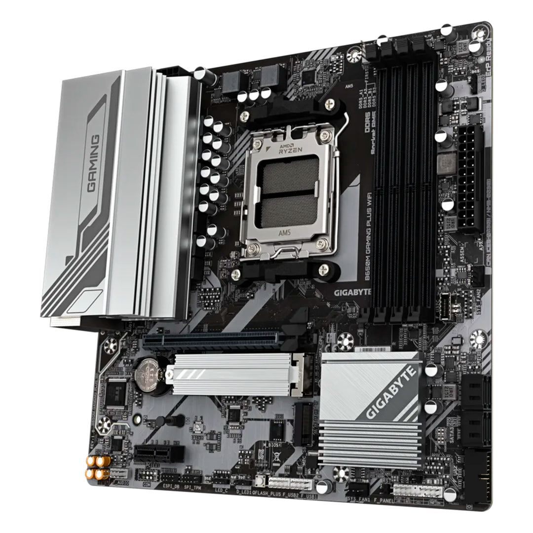 Placa madre Gigabyte B650M Gaming PLUS WIFI, DDR5, socket AM5