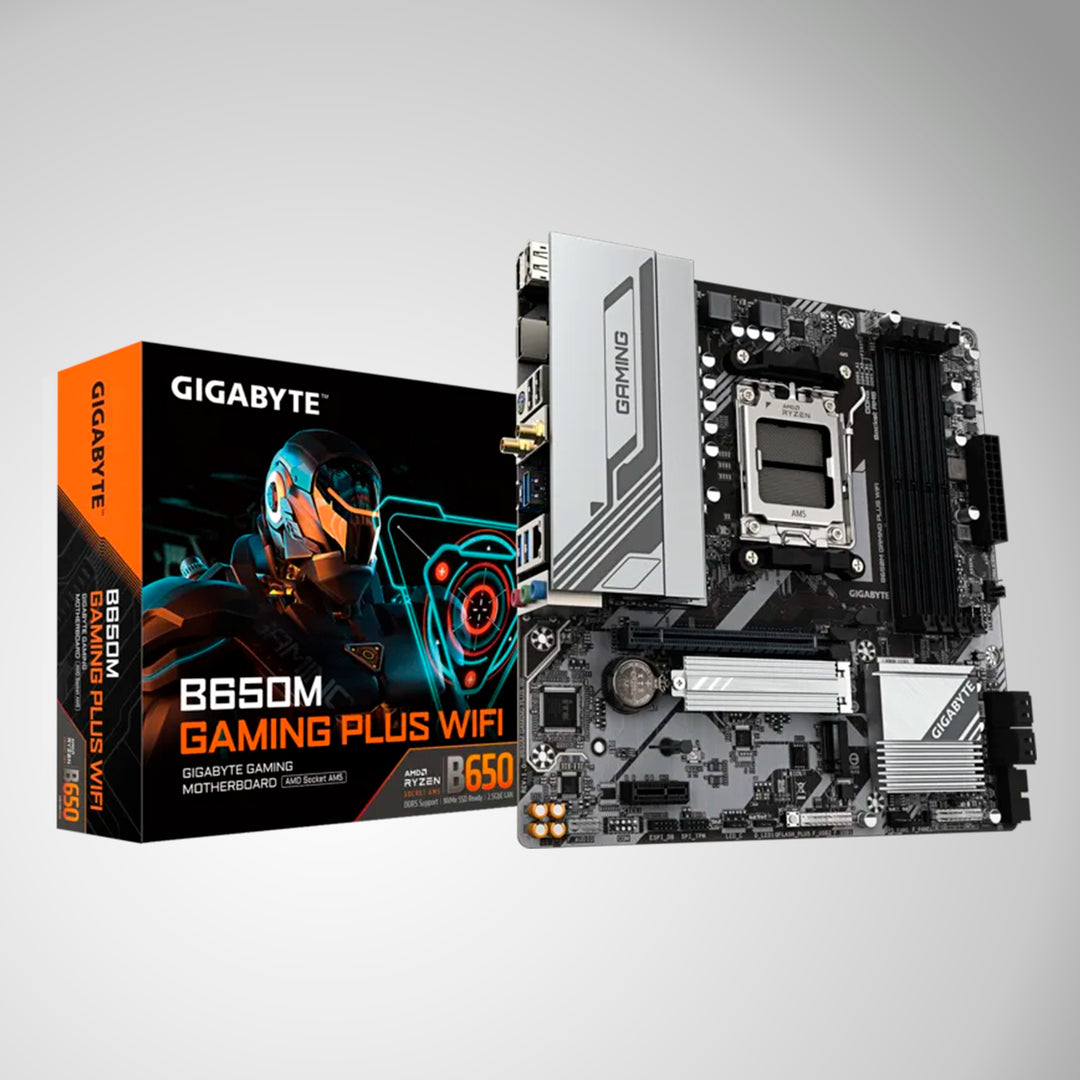Placa madre Gigabyte B650M Gaming PLUS WIFI, DDR5, socket AM5