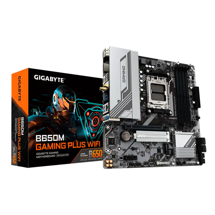 Placa madre Gigabyte B650M Gaming PLUS WIFI, DDR5, socket AM5