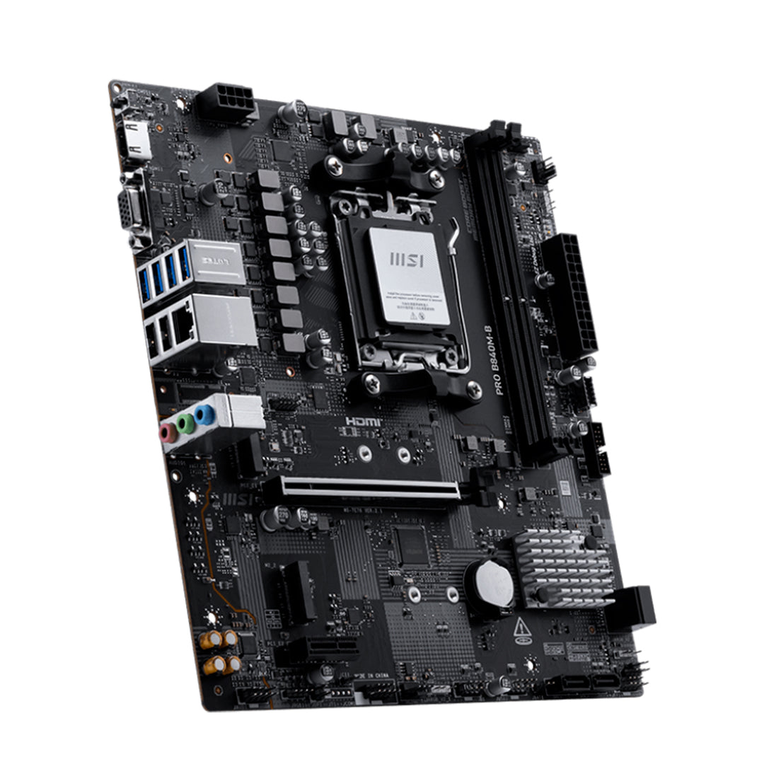 Placa Madre MSI PRO B840M-B para AMD AM5 (mATX) - Achorao