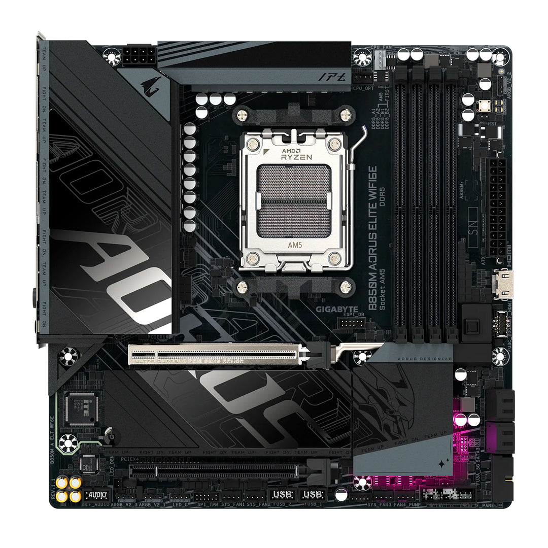 Placa madre Gigabyte B850M AORUS Elite WiFi6E, DDR5, socket AM5
