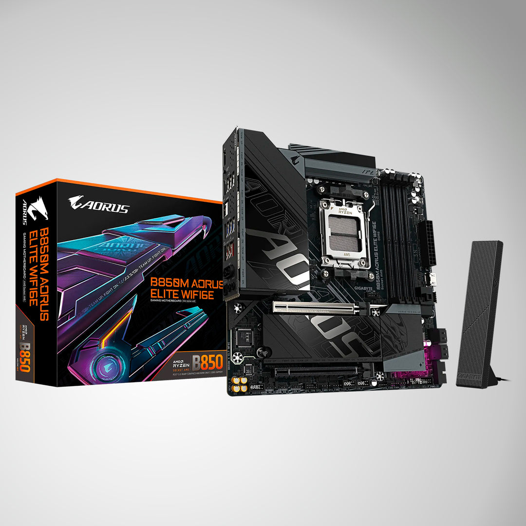 Placa madre Gigabyte B850M AORUS Elite WiFi6E, DDR5, socket AM5