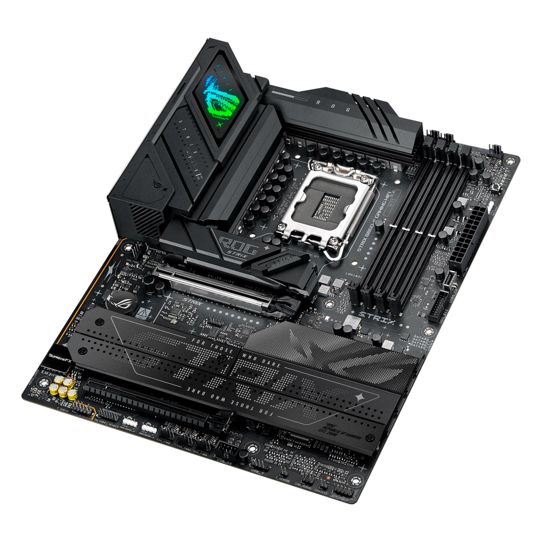 Placa madre ASUS ROG Strix B860-F Gaming WiFi DDR5 LGA 1851 vista frontal