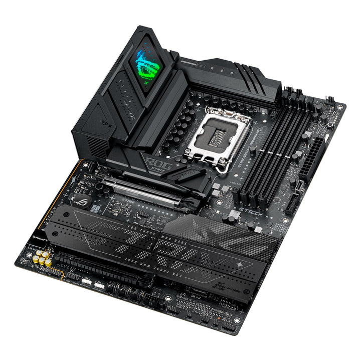 Placa madre ASUS ROG Strix B860-F Gaming WiFi DDR5 LGA 1851 vista frontal