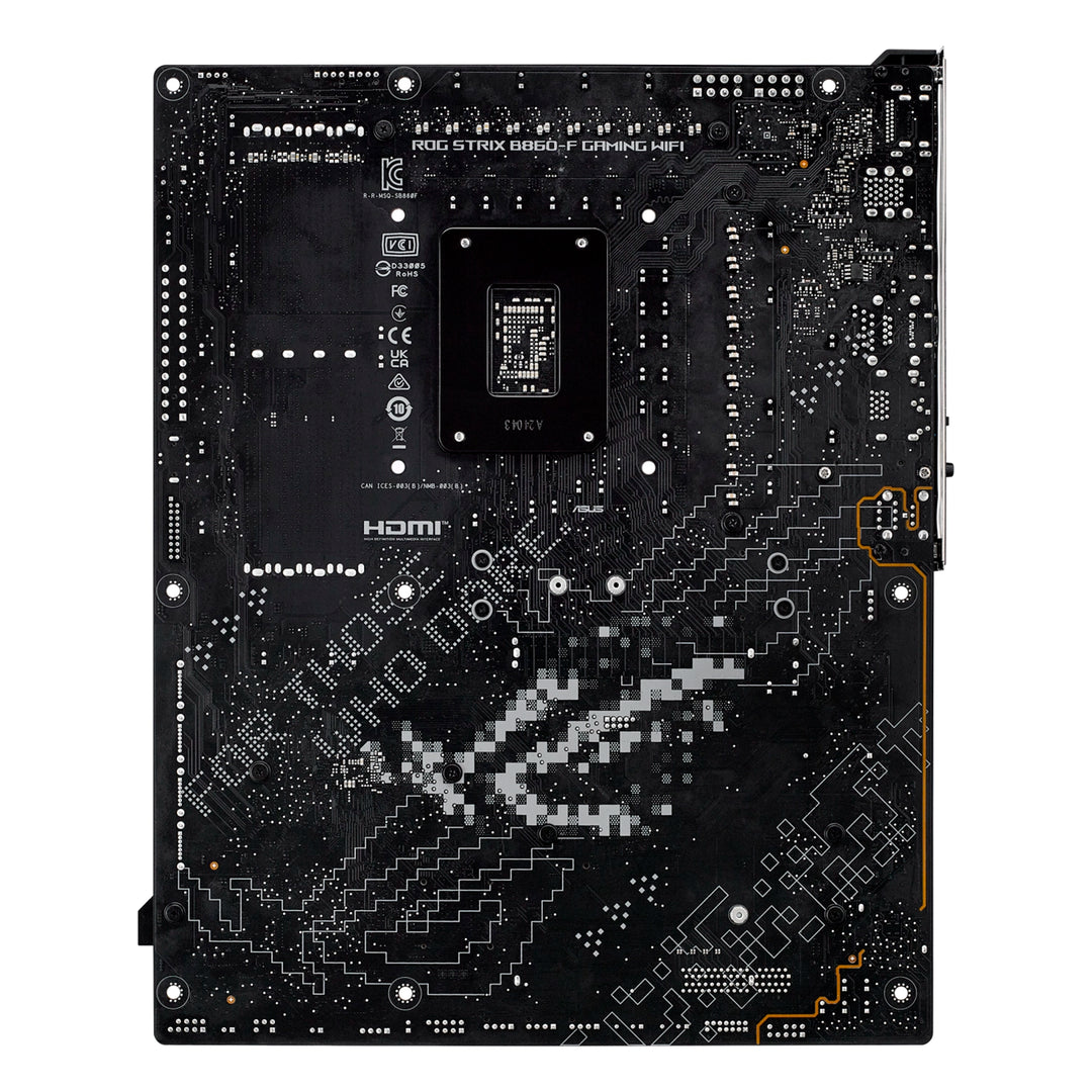 Placa madre ASUS ROG Strix B860-F Gaming WiFi DDR5 LGA 1851 vista frontal