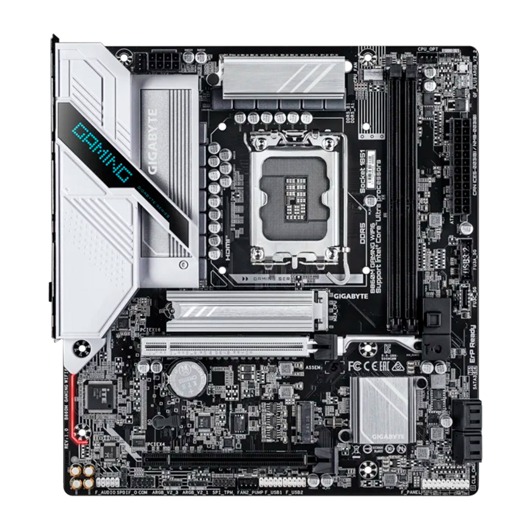 Placa Madre GIGABYTE B860M GAMING WIFI6, Chipset Intel B860, LGA 1851, HDMI, DP, mATX - Achorao