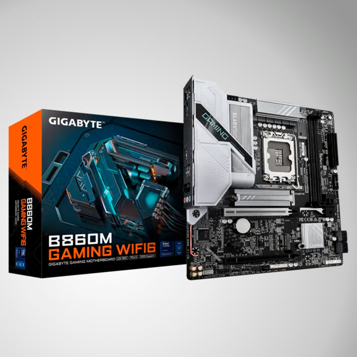 Placa Madre GIGABYTE B860M GAMING WIFI6, Chipset Intel B860, LGA 1851, HDMI, DP, mATX - Achorao