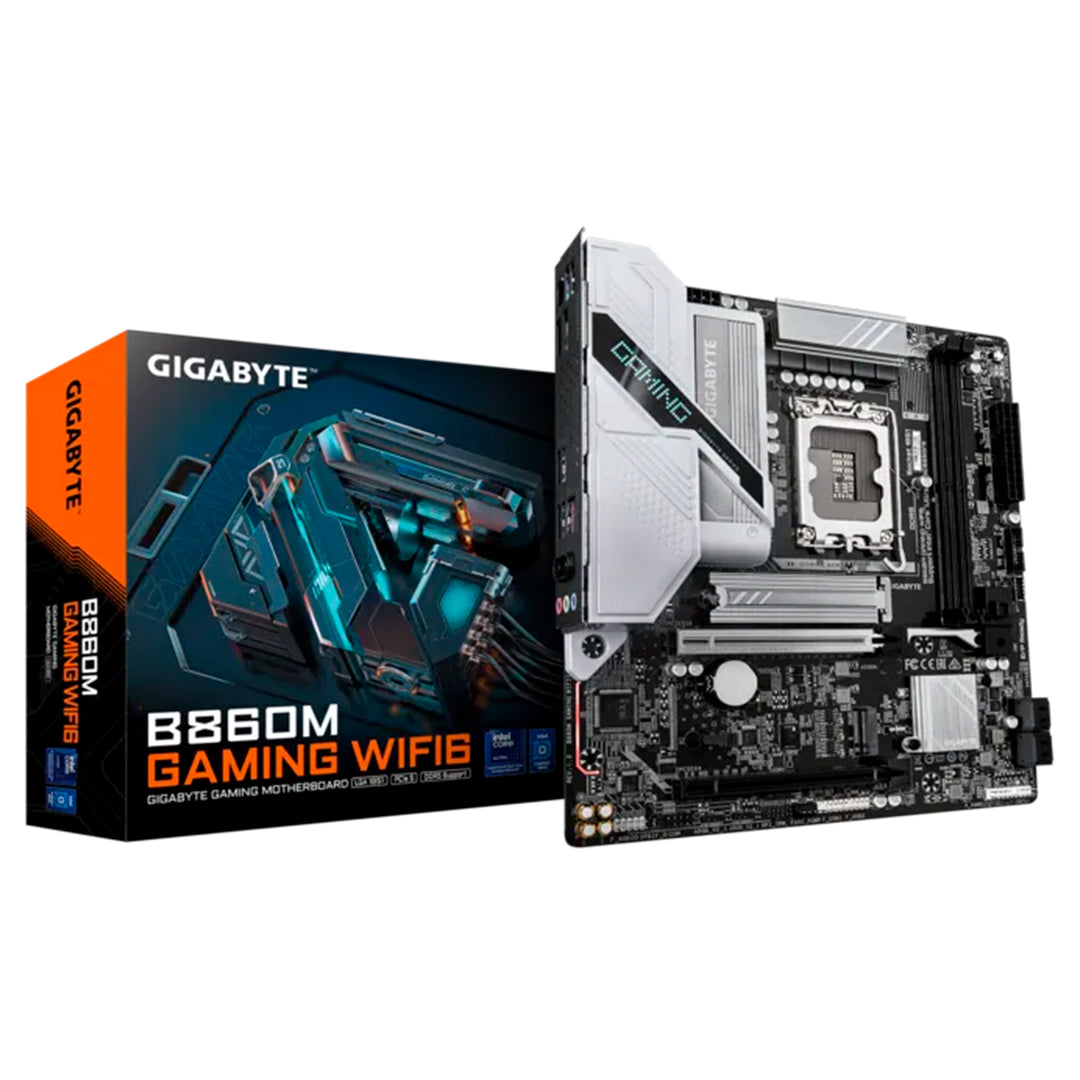 Placa Madre GIGABYTE B860M GAMING WIFI6, Chipset Intel B860, LGA 1851, HDMI, DP, mATX - Achorao