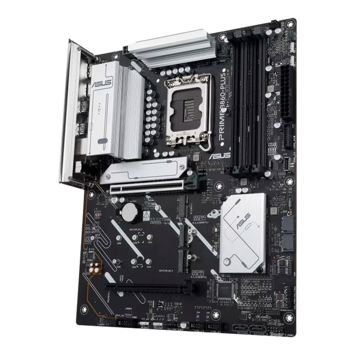 Tarjeta madre Asus PRIME B860-PLUS SVL DDR5, formato ATX, con socket Intel LGA 1851, vista de la placa en la imagen.