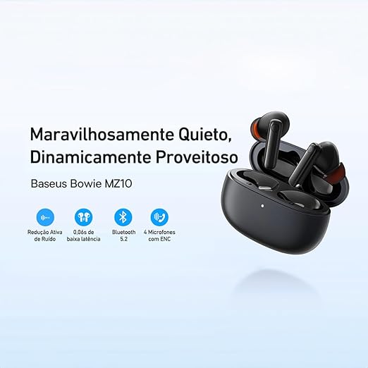 Audífonos inalámbricos Baseus Bowie MZ10