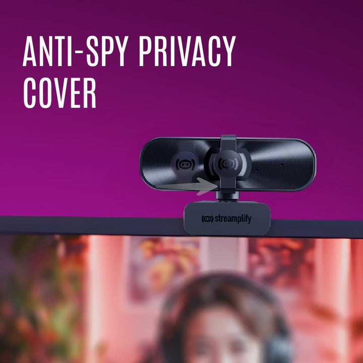 Cámara web Streamplify Cam Mini, Full HD, 2 MP, 60 fps - Achorao
