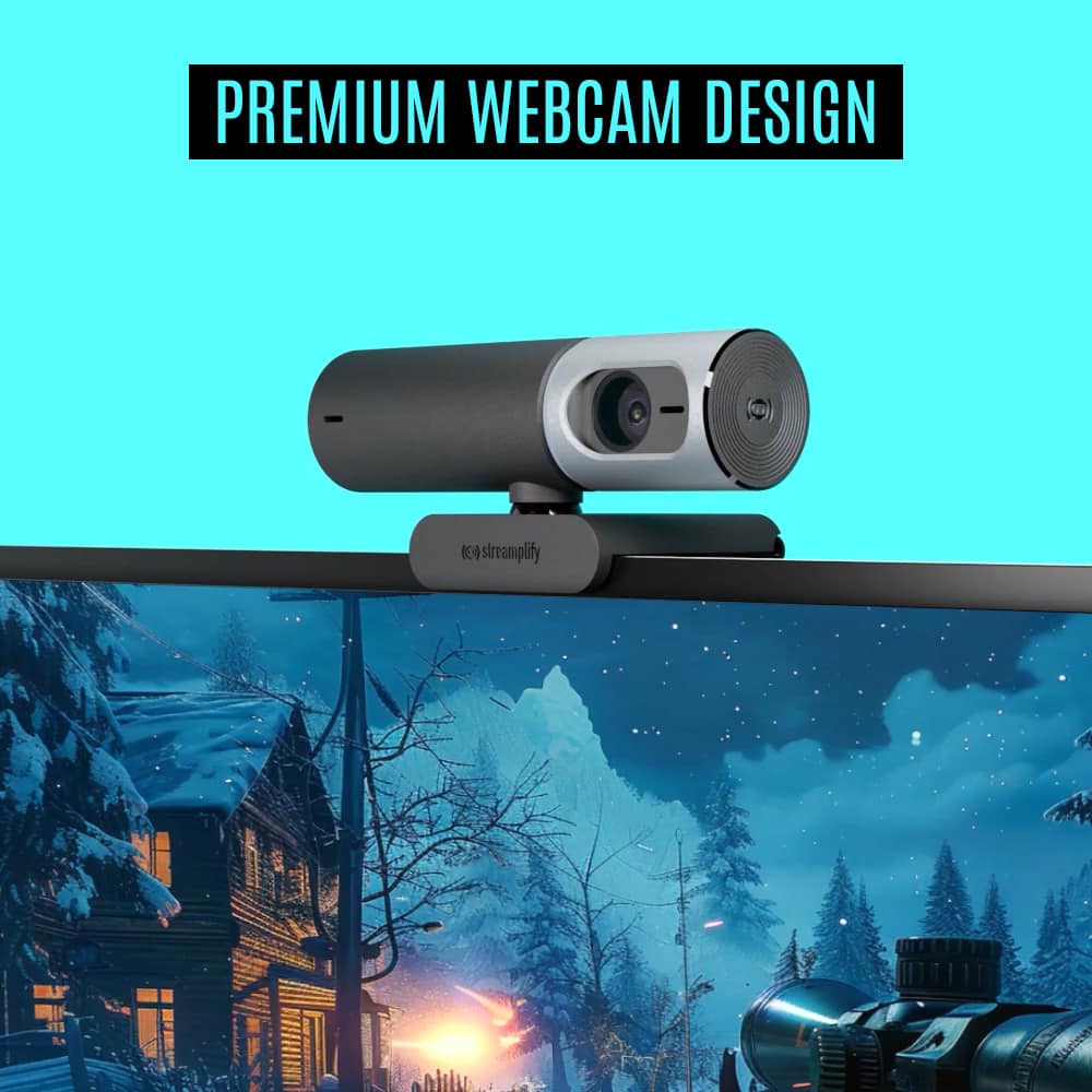 Webcam Streamplify CAM PRO-4K-8M30-BK - Achorao