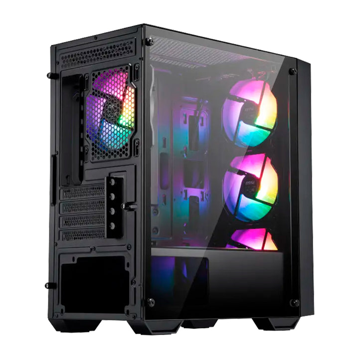Case MSI M-ATX PRO Force M050A, color negro