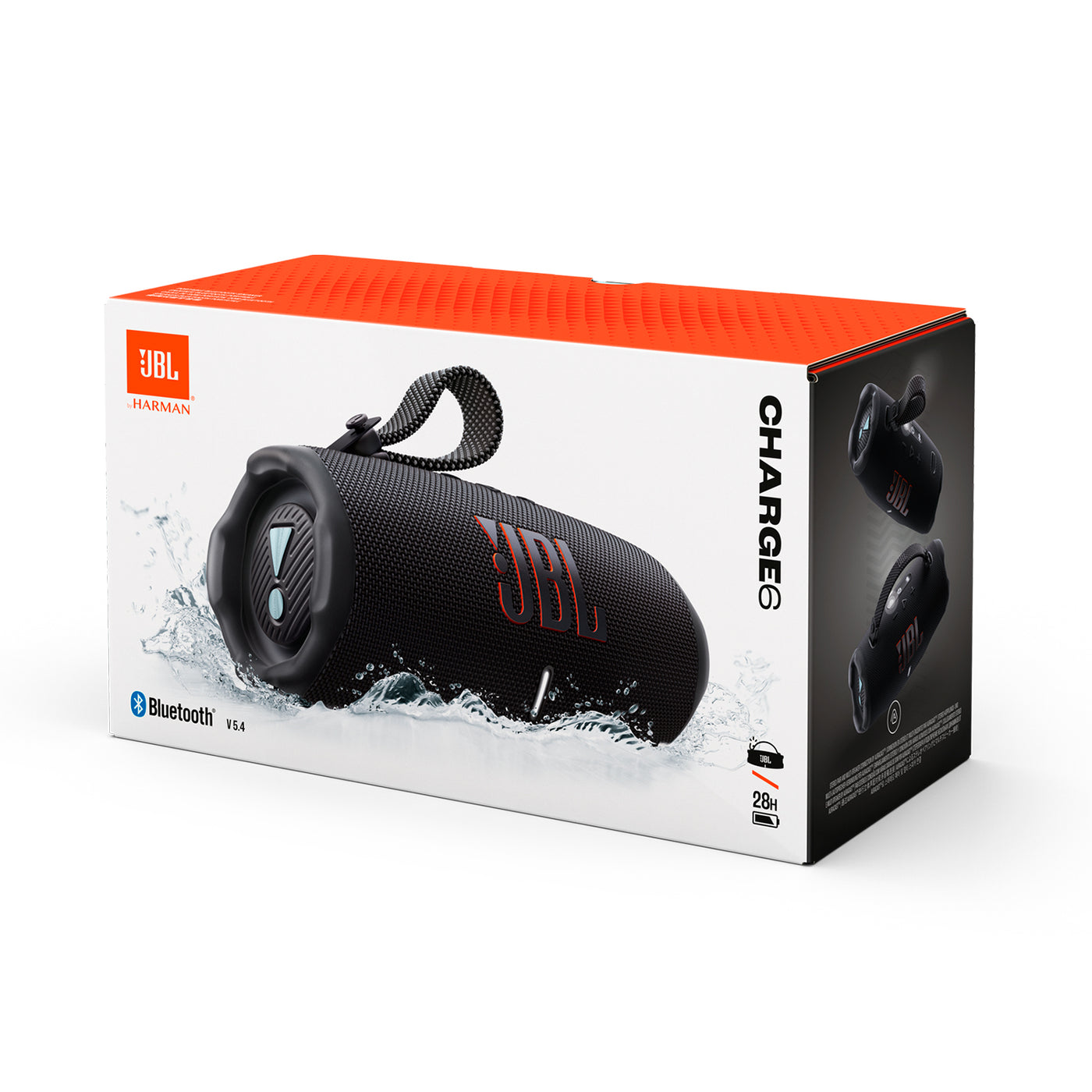 Parlante portátil JBL Charge 6 BT Speaker Black - Achorao