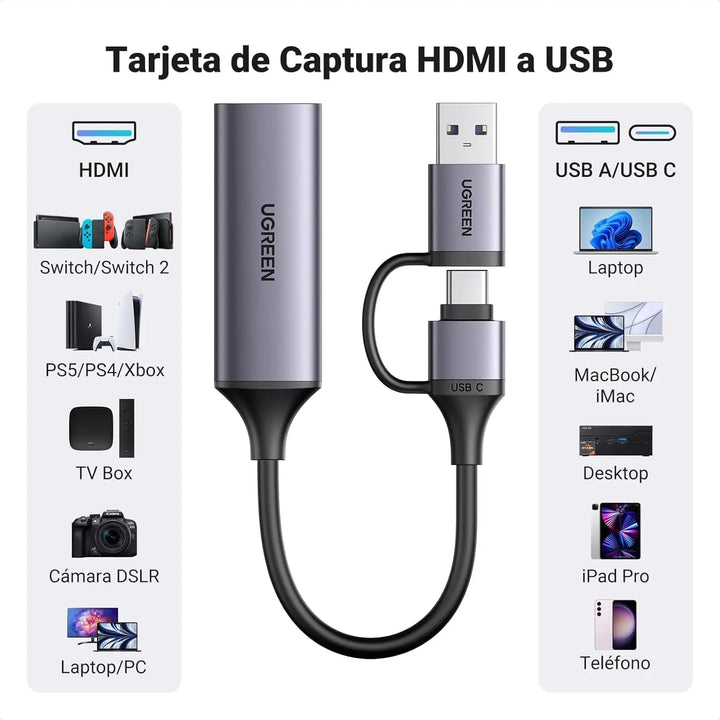 UGREEN HD USB Video Capture Card CM716
