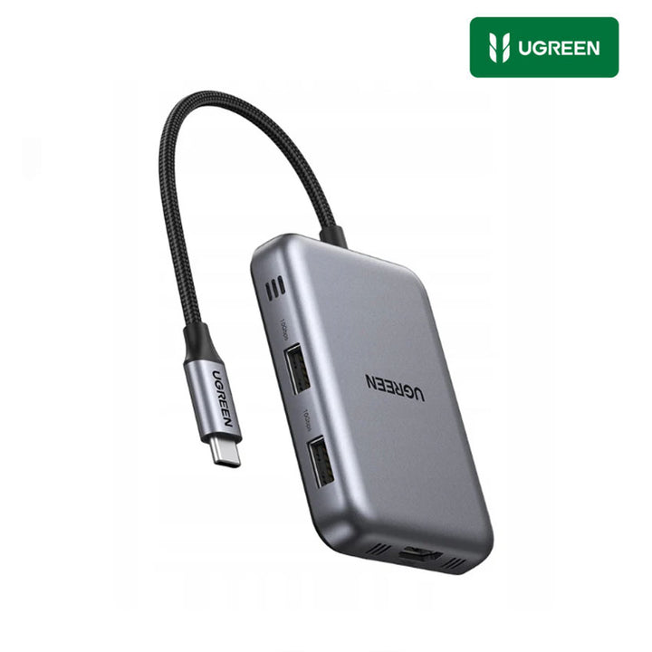 Adaptador HUB UGREEN magnético 7-in-1 USB-C a HDMI+USB-A 3.2*2+USB C 3.2+PD+SD/TF 4.0 CM896
