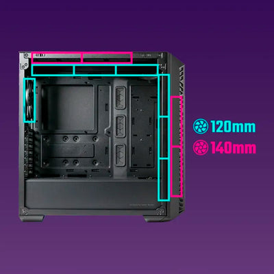 Case Cooler Master MasterBox 520 Mesh ARGB ATX PCCase - Achorao