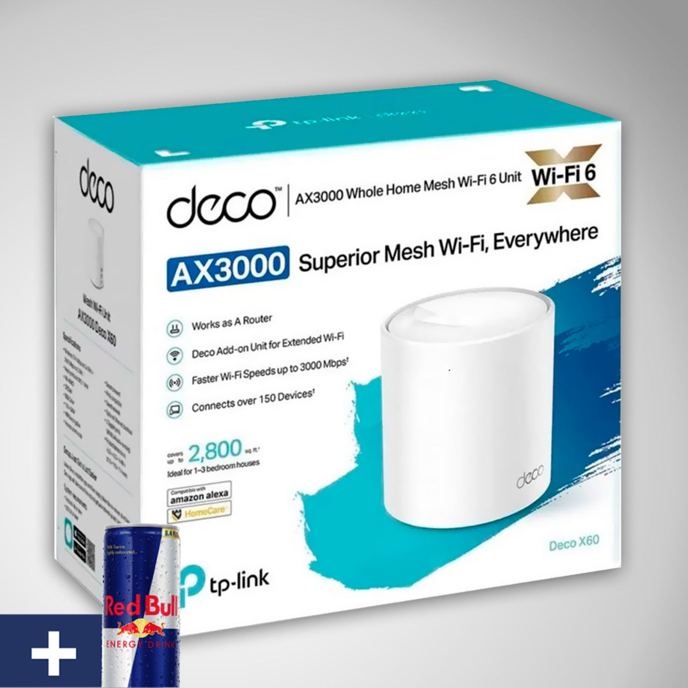 Tp-link Deco X60 1-pack Ax3000 Whole Home Mesh Wi-fi