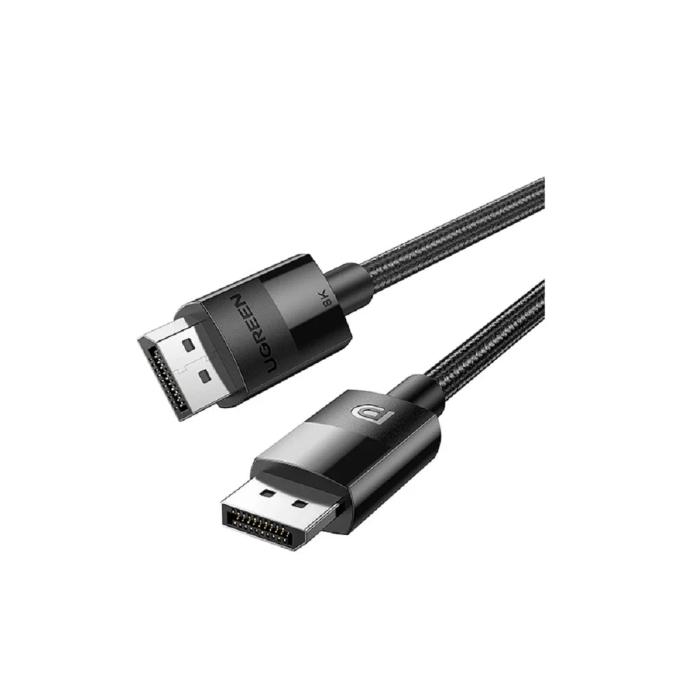 Cable Display Port UGREEN DP 1.4 Male to Male Plastic Case Braided DP114