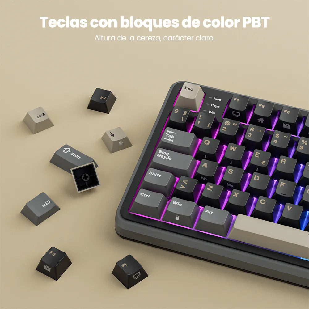 Teclado gamer Royal Kludge RK-S98 Inalámbrico - PREVENTA - Achorao